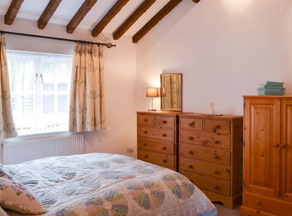 Double bedroom with kingsize bed at The Annexe in Lower Withington, near Knutsford, Cheshire