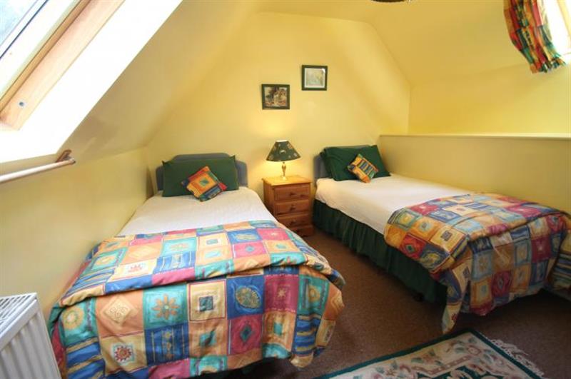 Twin bedroom at The Annexe, Near Dunster