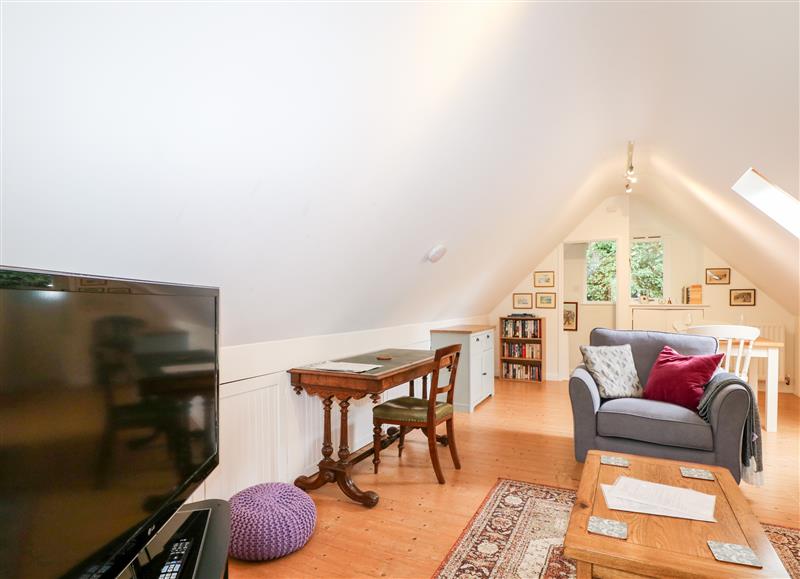 Relax in the living area at The Annexe Whitethorn Cottage, Crawley near Sparsholt