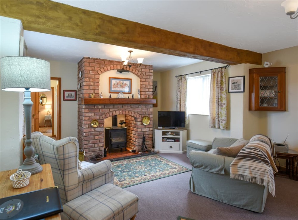 Living area at The Annexe in Willington, Cheshire
