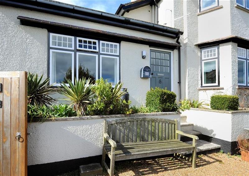 Enjoy the garden at The Apartment at Queen Annes Lodge, Lyme Regis