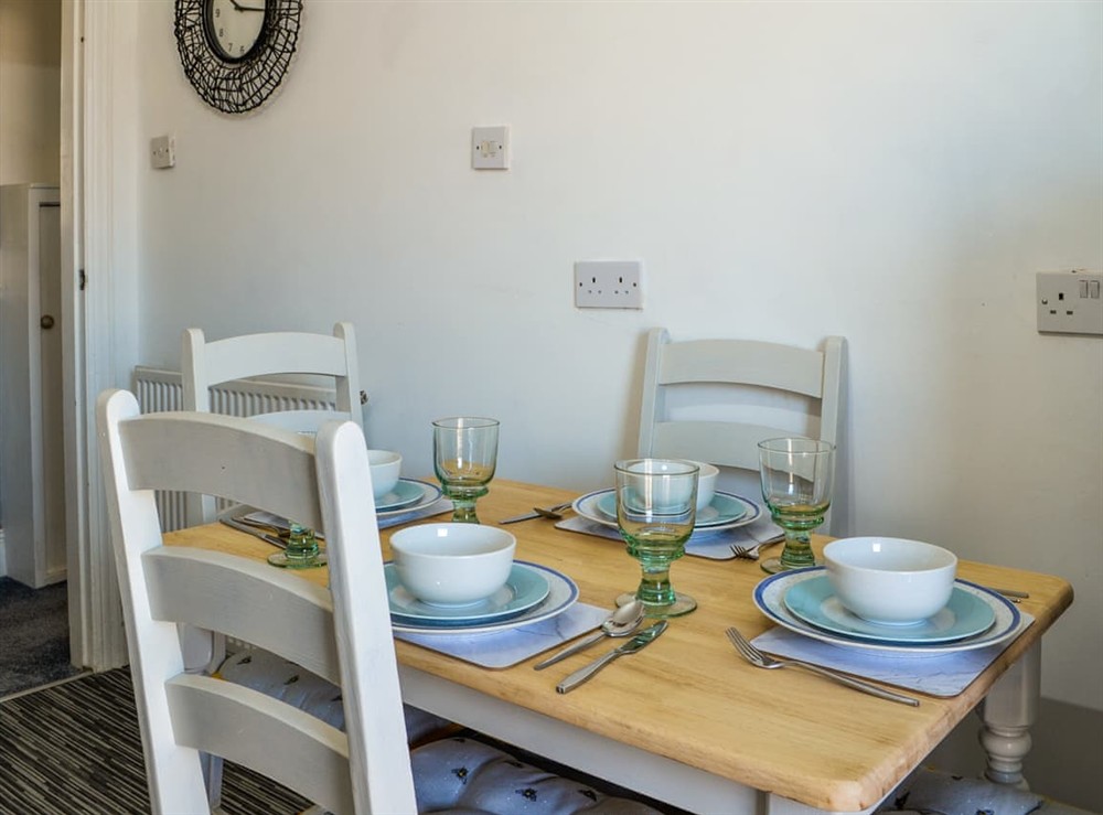 Dining Area at The Apartment in Filey, North Yorkshire