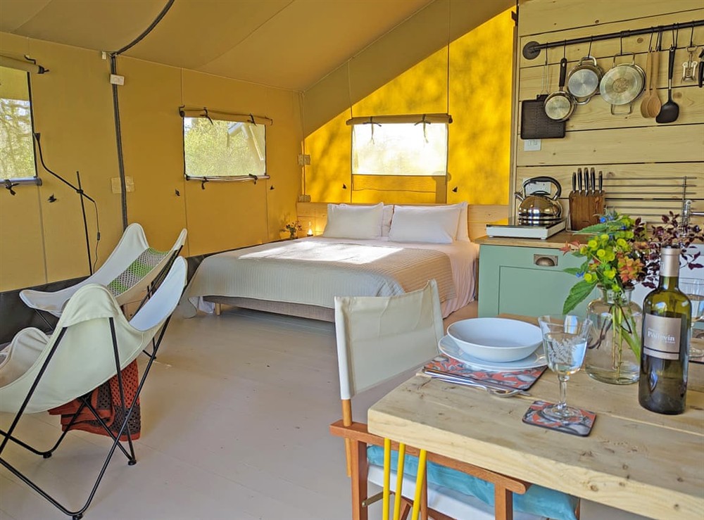 Open plan living space at The Apple Bobber in Halesworth, Suffolk