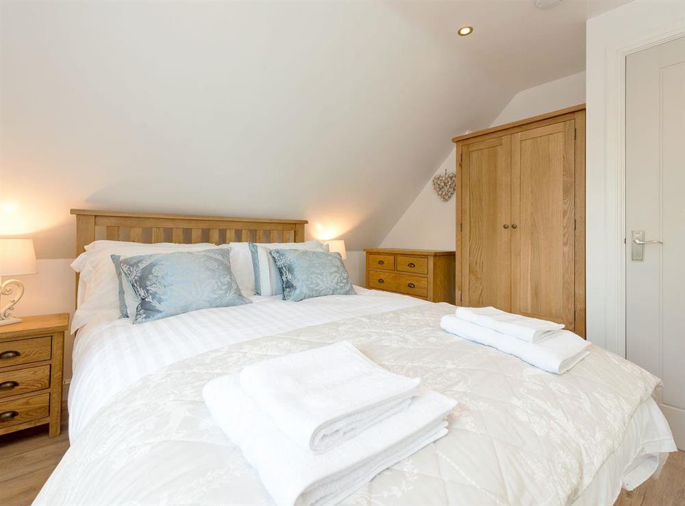 Comfortable double bedroom at The Apple Loft in Mickleton, near Chipping Campden, Gloucestershire