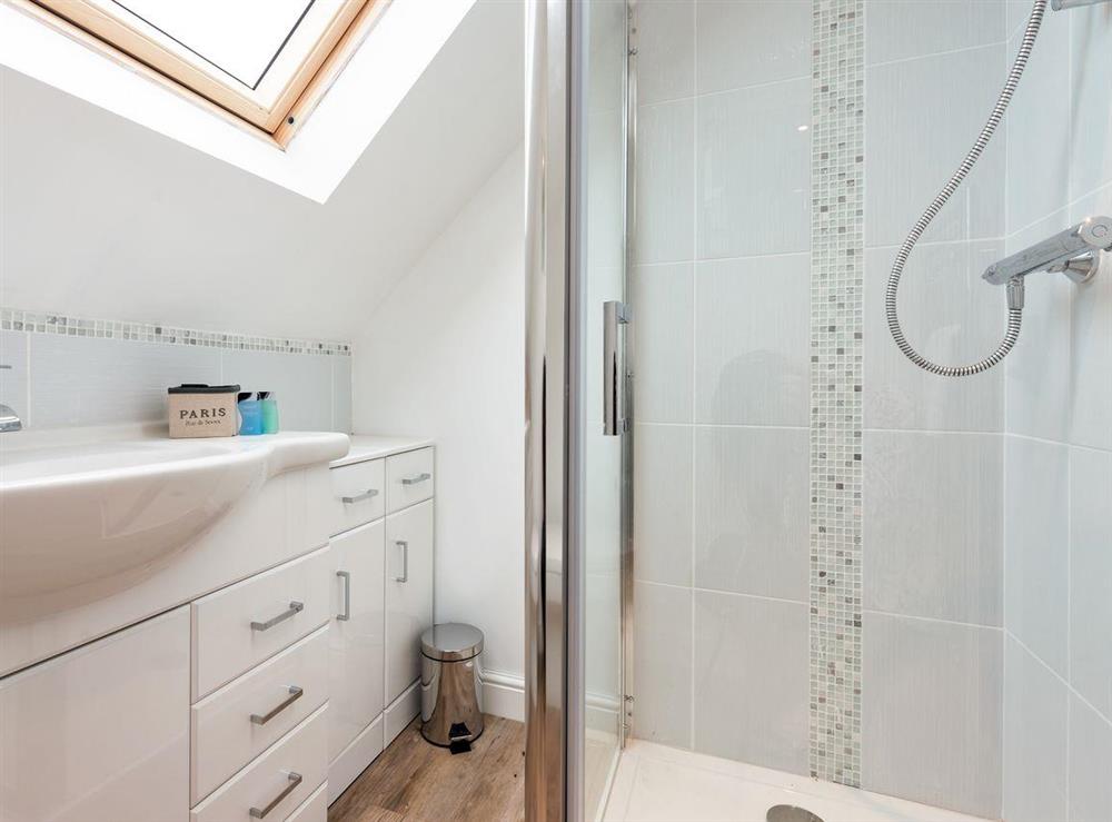 Shower room at The Apple Loft in Mickleton, near Chipping Campden, Gloucestershire