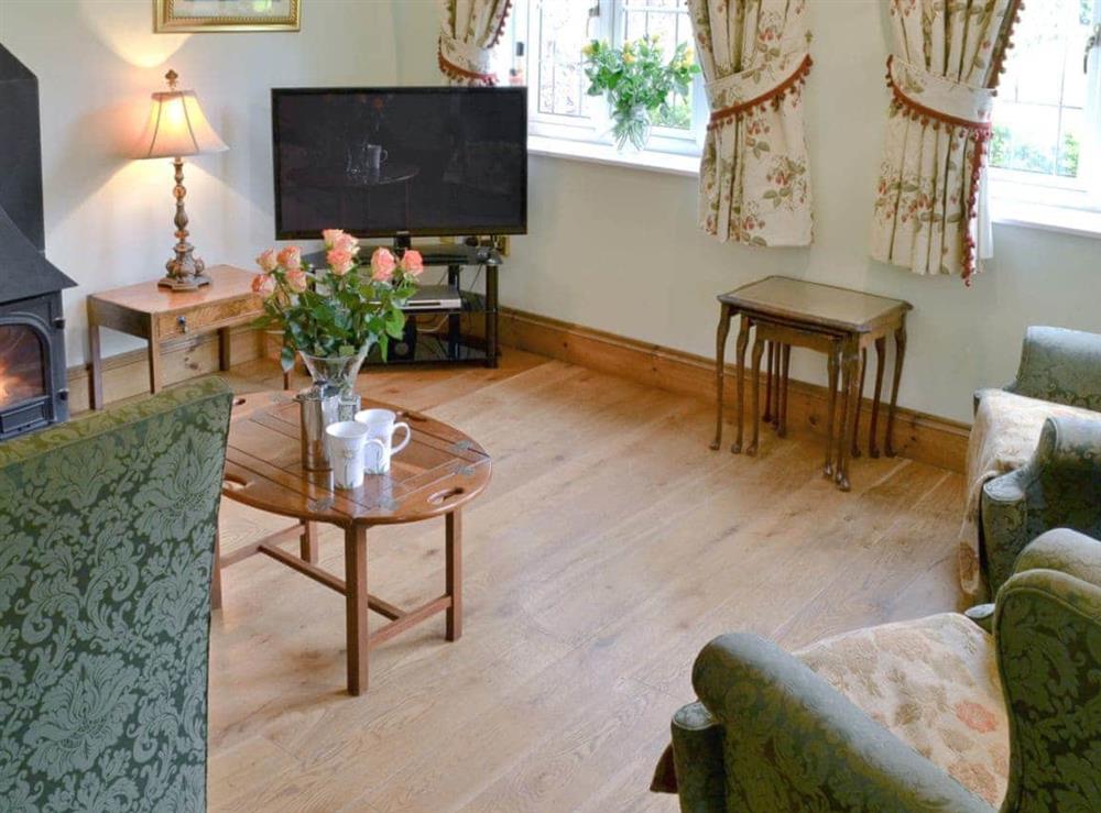 Living room at The Appleloft in Webbery, Nr Bideford, North Devon., Great Britain