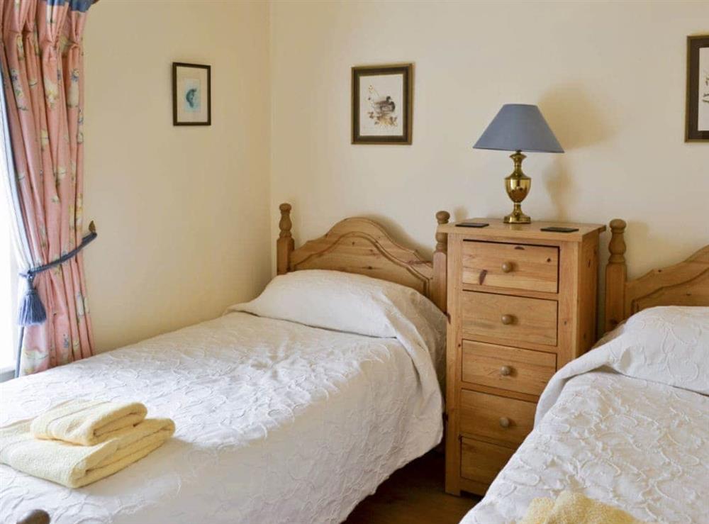 Twin bedroom at The Appleloft in Webbery, Nr Bideford, North Devon., Great Britain