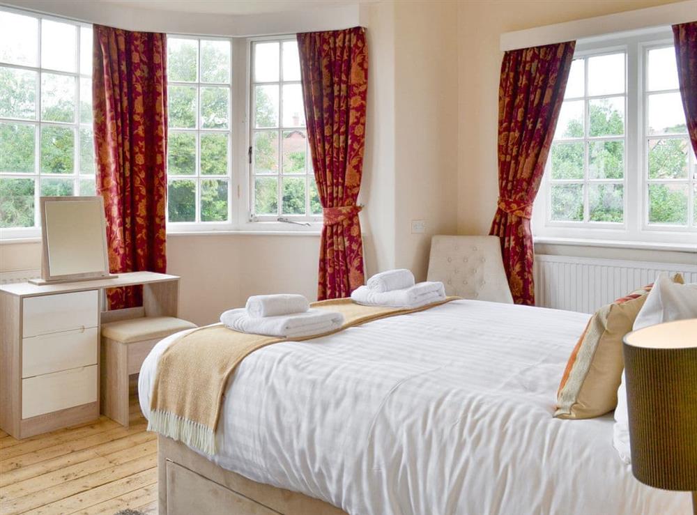 Light and airy double bedroom at The Arches in Scarborough, North Yorkshire