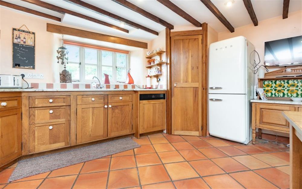 Spacious kitchen at The Arches Whole House in Slapton