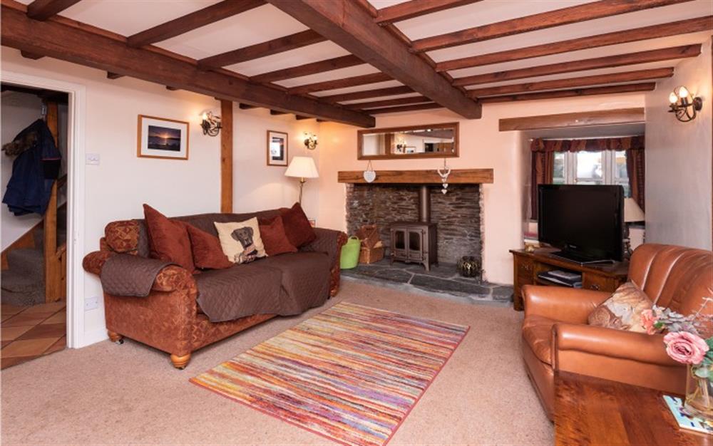 The spacious and cosy lounge at The Arches Whole House in Slapton