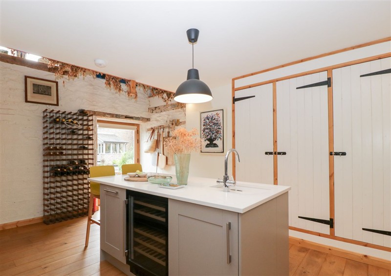 This is the kitchen at The Art House, Stoke Prior