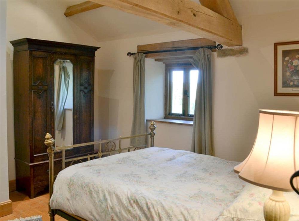 Double bedroom with beamed ceiling at The Ashes in Low Dinsdale, Co. Durham, Darlington