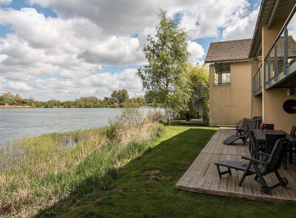 Lakeside property at The Augusta House in Somerford Keynes, Gloucestershire
