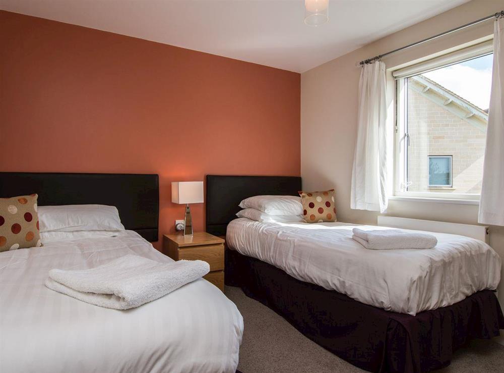 Twin bedroom at The Augusta House in Somerford Keynes, Gloucestershire