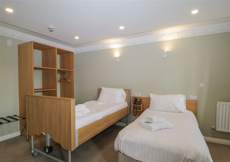 One of the bedrooms at The Babbling Brook Nook, Chudleigh