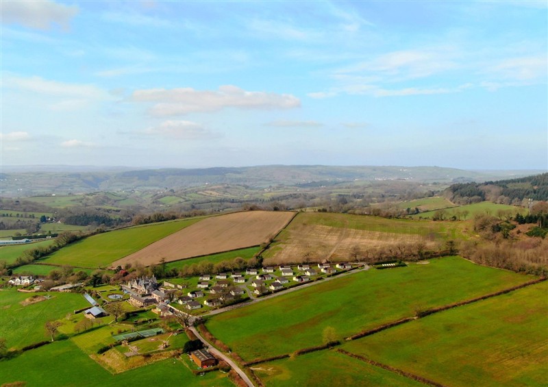 The setting (photo 2) at The Babbling Brook Nook, Chudleigh