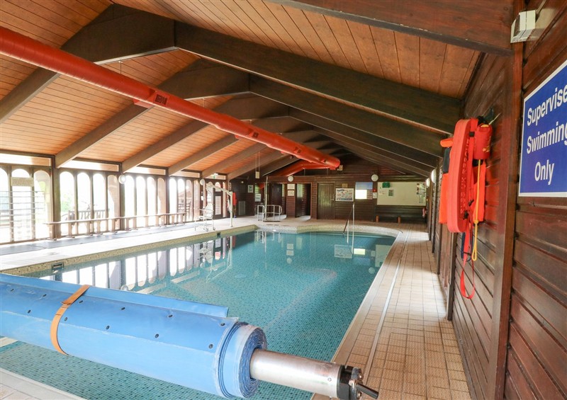 The swimming pool at The Babbling Brook Nook, Chudleigh