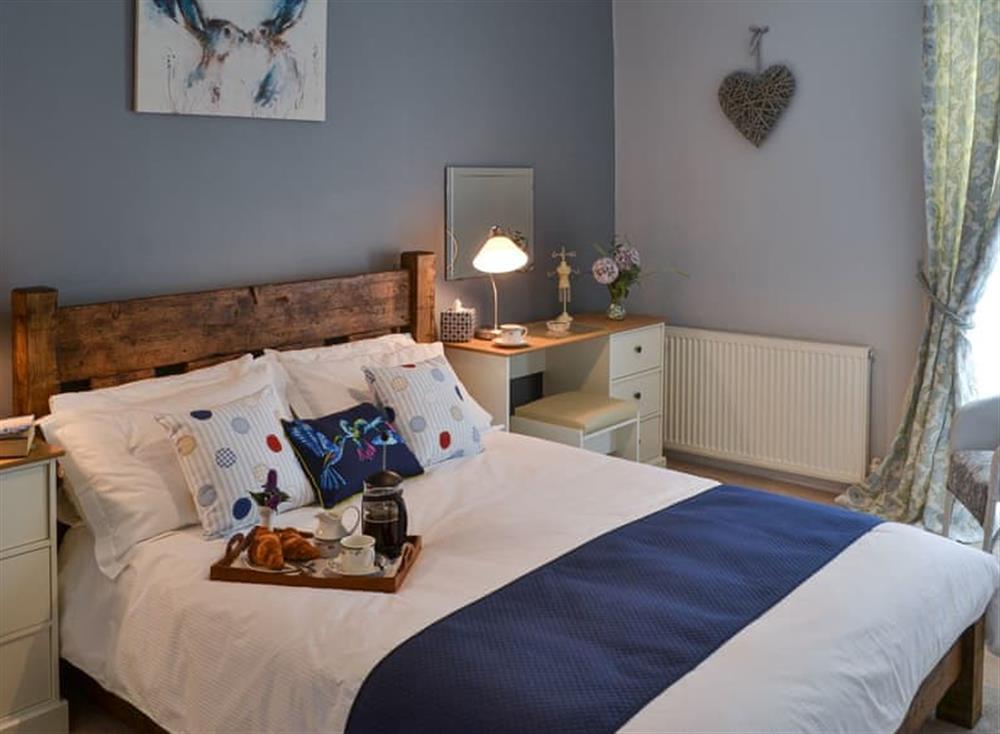 Double bedroom at The Bakehouse Apartment in Rothbury, Northumberland