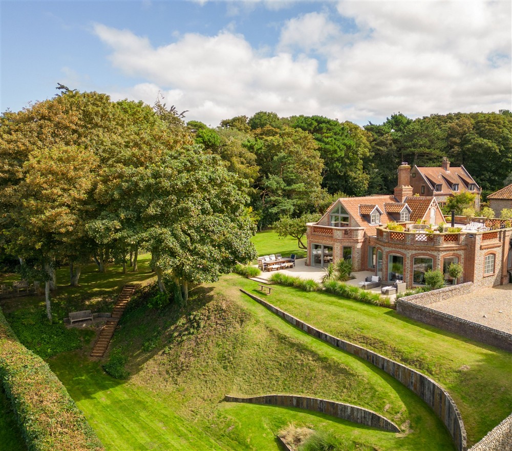 Stunning position with panoramic views of the coastline at The Ballroom, Blakeney