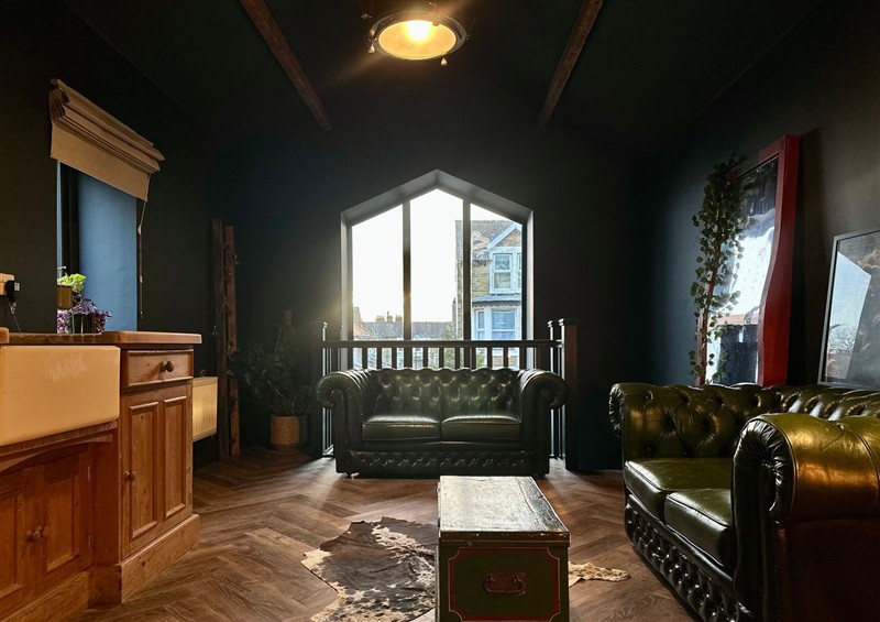 Enjoy the living room at The Balmoral Coach House, Morecambe