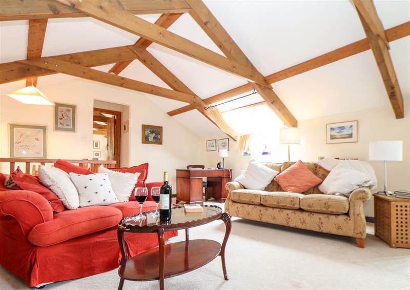 Relax in the living area at The Barley Crush, Warleggan near St Neot