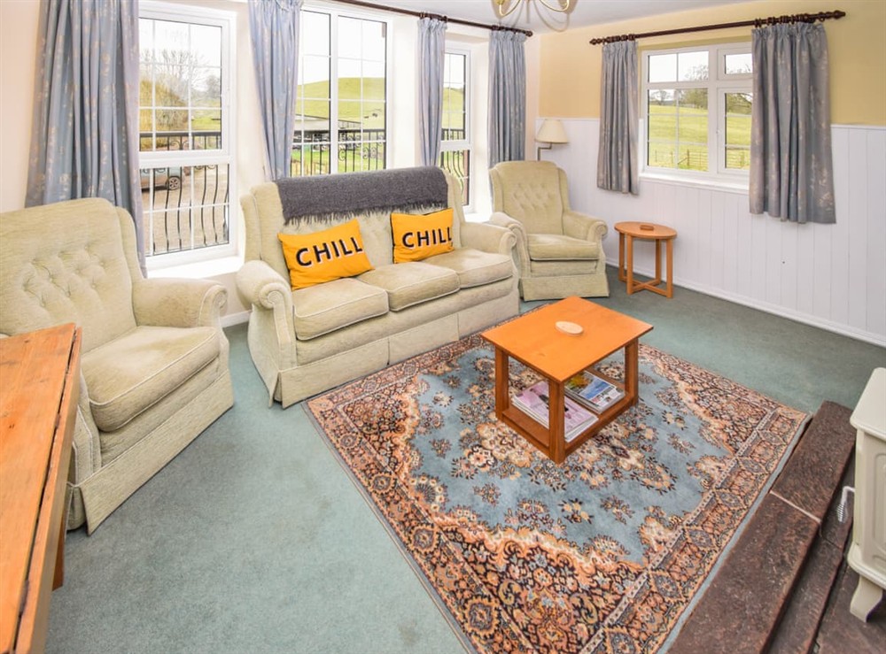 Living area at The Barley Mow in Staffield, Cumbria