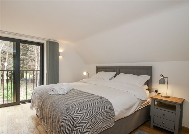 One of the 2 bedrooms at The Barn, Acton near Bishops Castle
