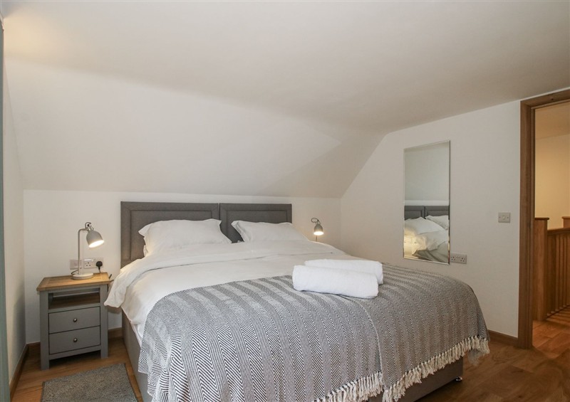 One of the bedrooms at The Barn, Acton near Bishops Castle