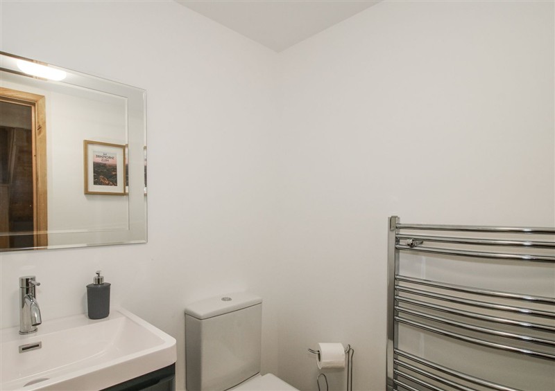 The bathroom at The Barn, Acton near Bishops Castle
