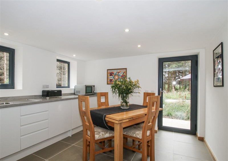 The dining room at The Barn, Acton near Bishops Castle