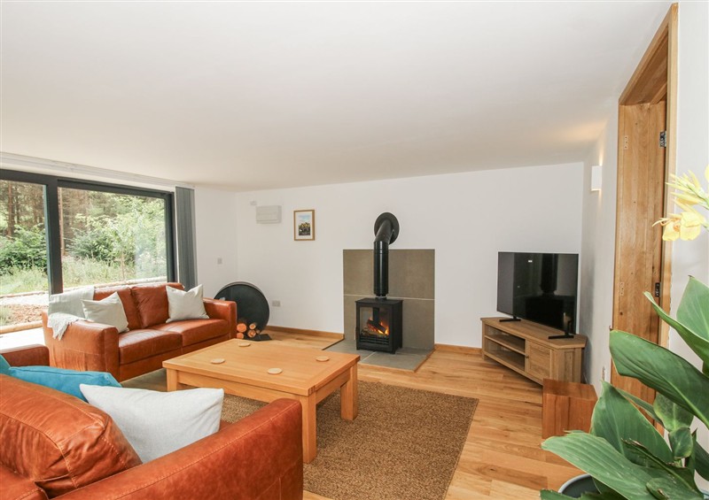 This is the living room at The Barn, Acton near Bishops Castle
