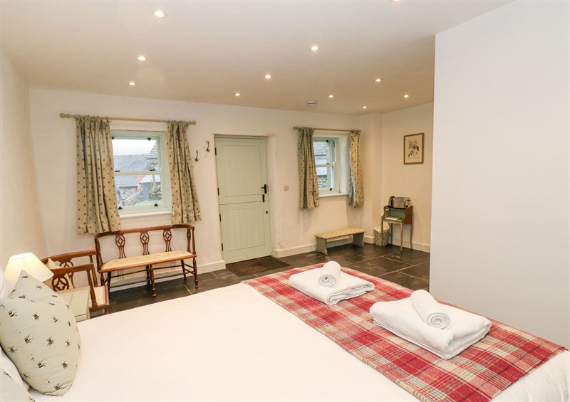 One of the 5 bedrooms at The Barn at Amelias Kitchen, Halton Gill near Settle