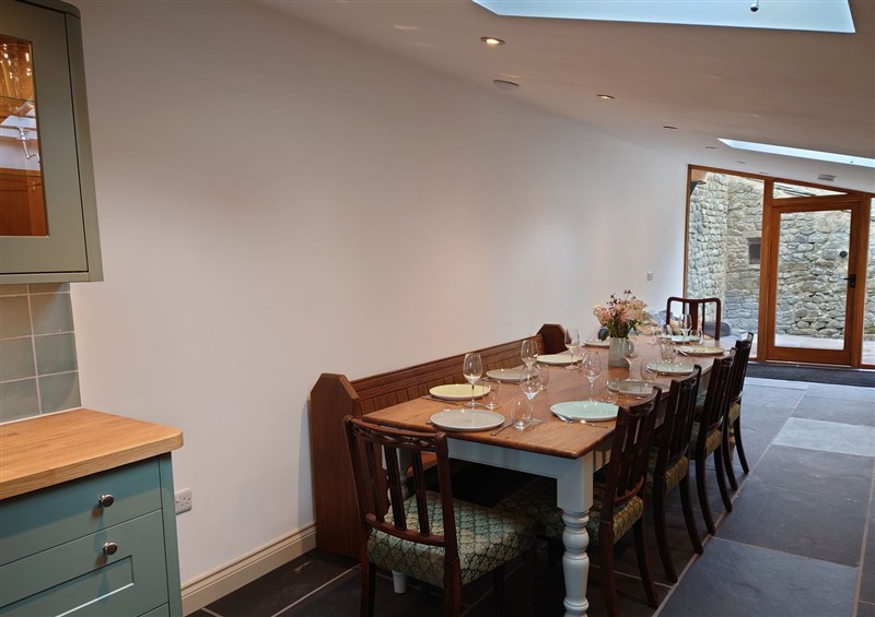 The dining area at The Barn at Amelias Kitchen, Halton Gill near Settle