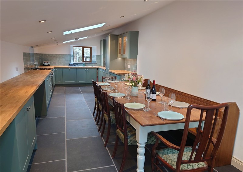 The kitchen at The Barn at Amelias Kitchen, Halton Gill near Settle