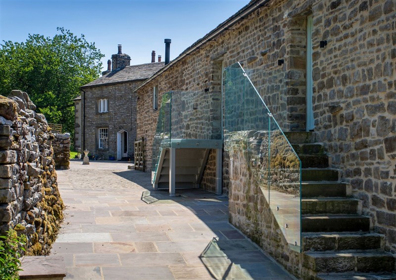 The setting (photo 2) at The Barn at Amelias Kitchen, Halton Gill near Settle