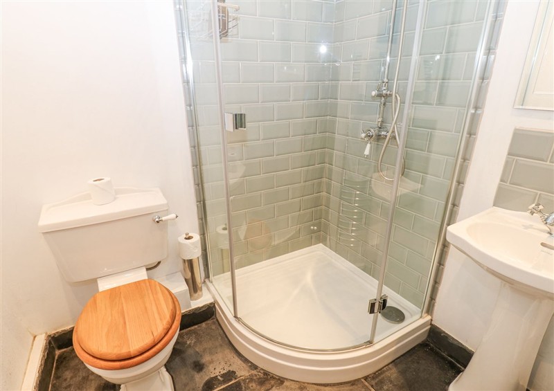 This is the bathroom at The Barn at Amelias Kitchen, Halton Gill near Settle