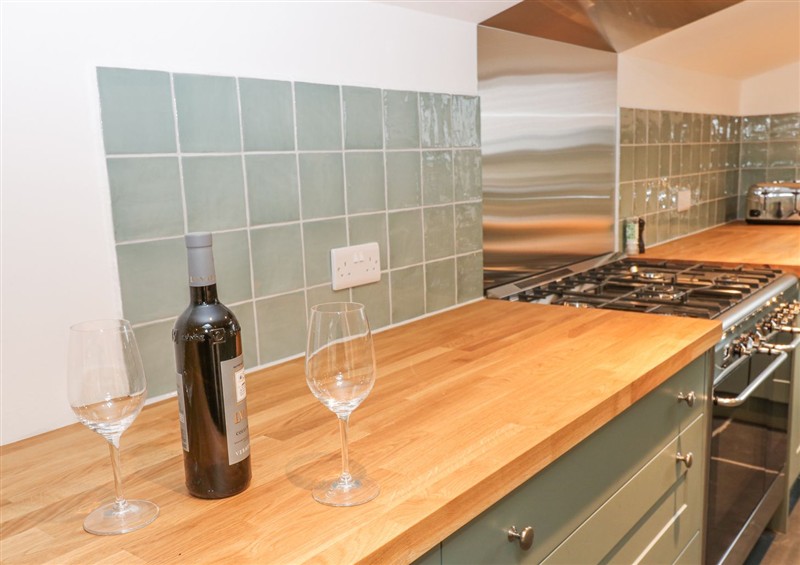 This is the kitchen at The Barn at Amelias Kitchen, Halton Gill near Settle