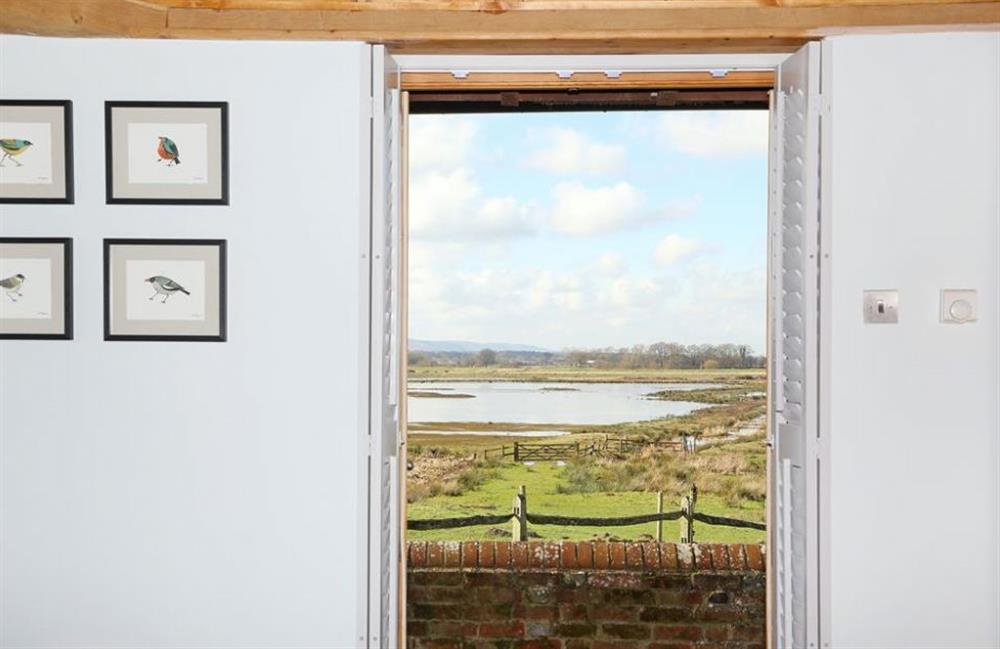 Views from inside to outside at The Barn at Banks Cottage, Pulborough, Sussex