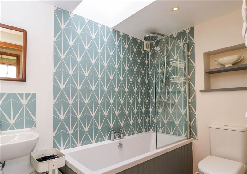 The bathroom at The Barn at Daubeneys, Colerne