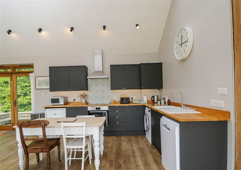 The kitchen at The Barn at Daubeneys, Colerne