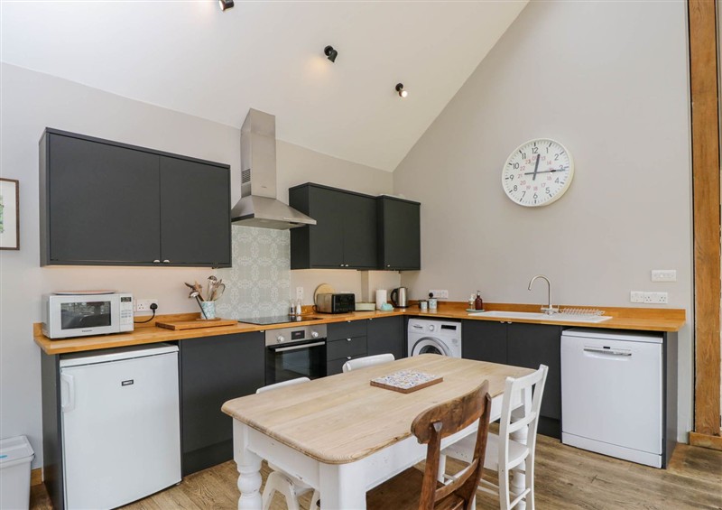 This is the kitchen at The Barn at Daubeneys, Colerne