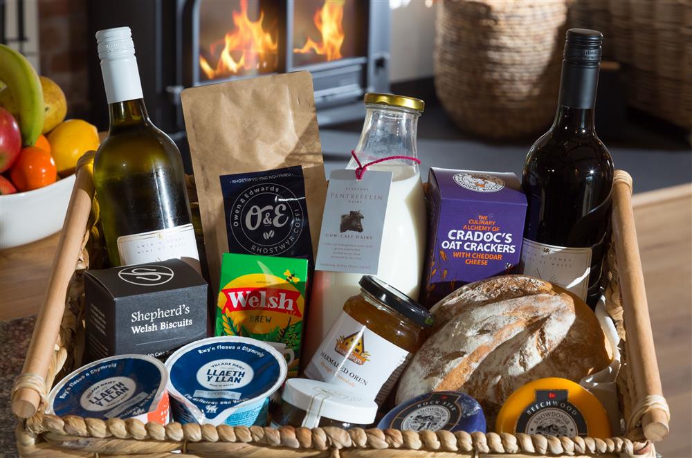 A hamper awaits your arrival