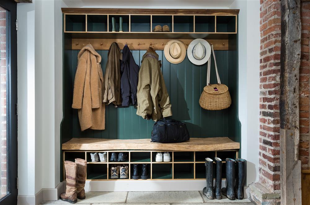 Ample storage for coats and boots in the ground floor entrance hall