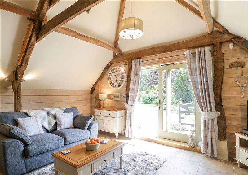Enjoy the living room at The Barn at Rapps Cottage, Rapps near Ilminster