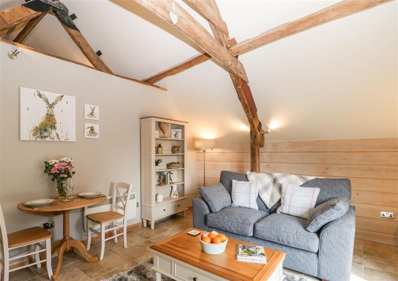The living area at The Barn at Rapps Cottage, Rapps near Ilminster