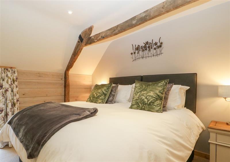 This is the bedroom at The Barn at Rapps Cottage, Rapps near Ilminster