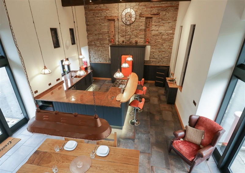 The kitchen at The Barn at Sunny Barn, Brecon