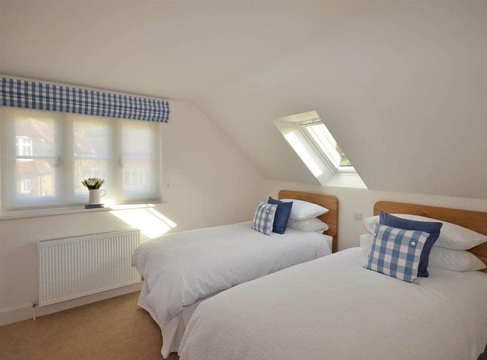 Twin bedroom at The Barn at Tillington in Petworth, West Sussex