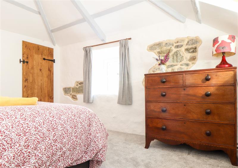 One of the bedrooms at The Barn at Trevothen Farm, Coverack