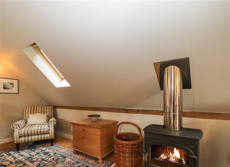 This is the living room at The Barn at Westhall Cottage, Fulbrook near Burford